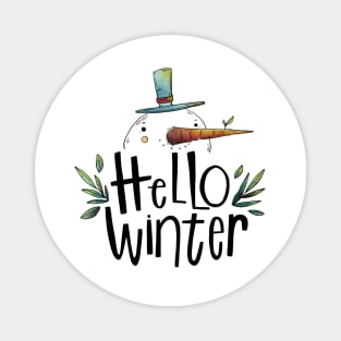 Hello Winter Magnet